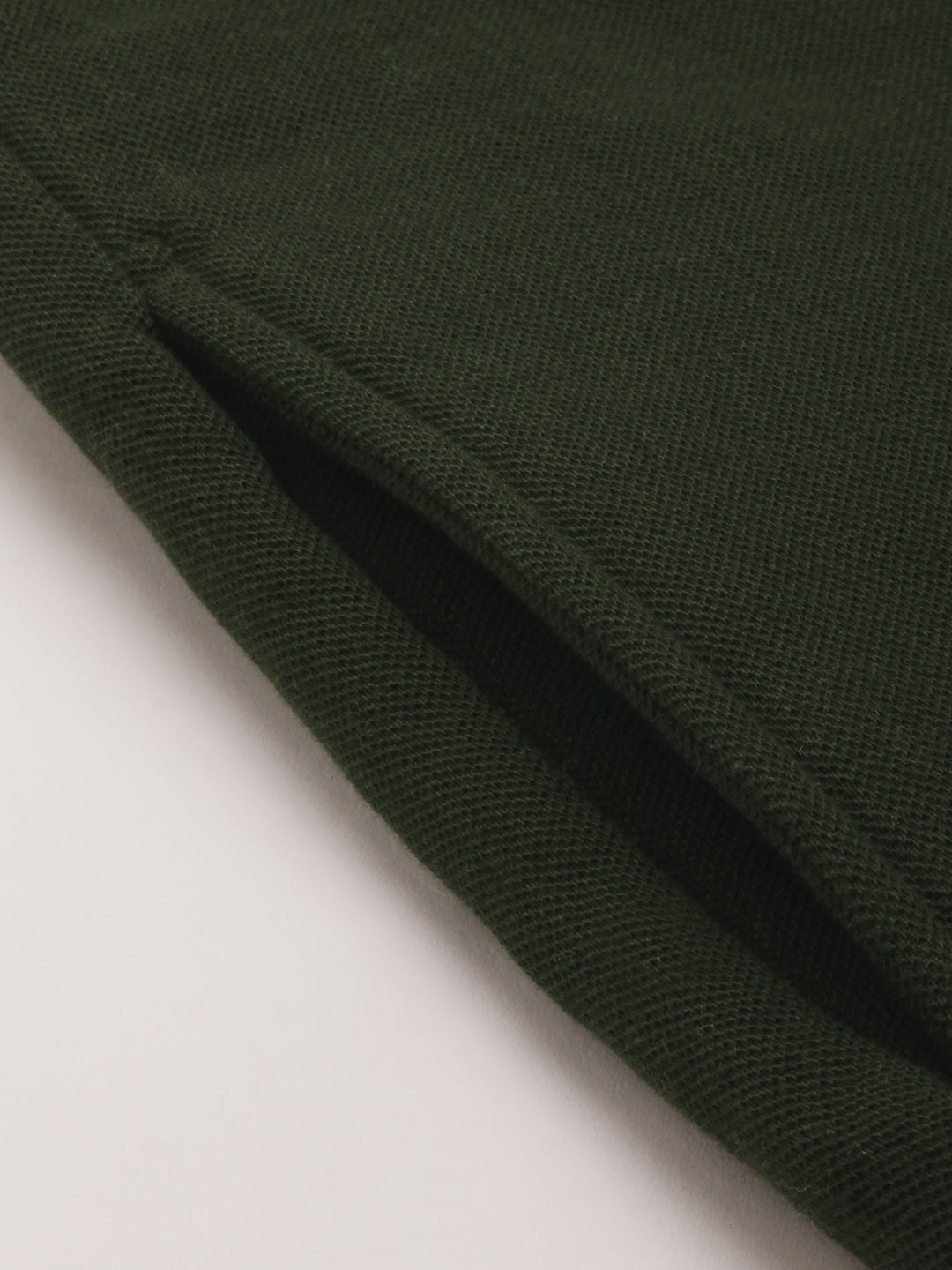 Men Green Solid Sweatshirt