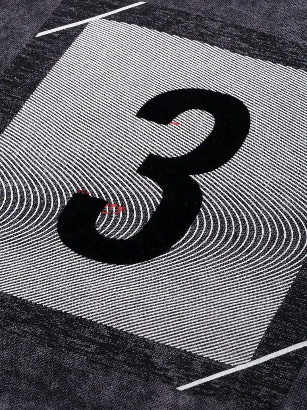 Men's Grey Printed Sweatshirt