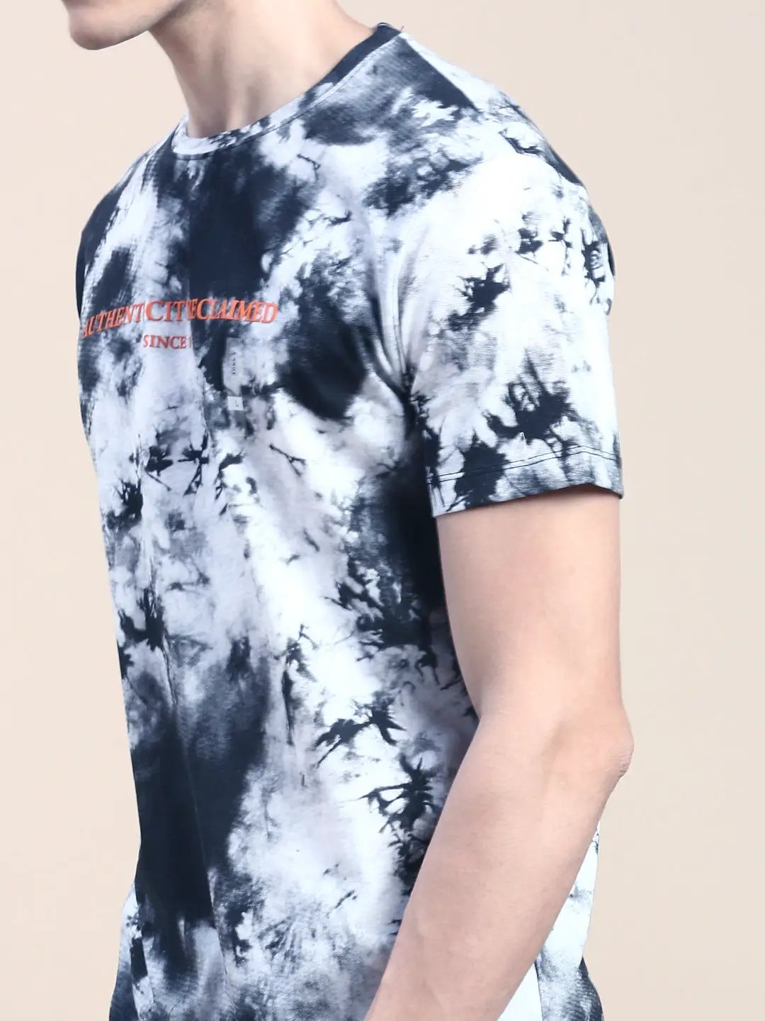 Men's White Tie Dye Casual Co-Ords Set