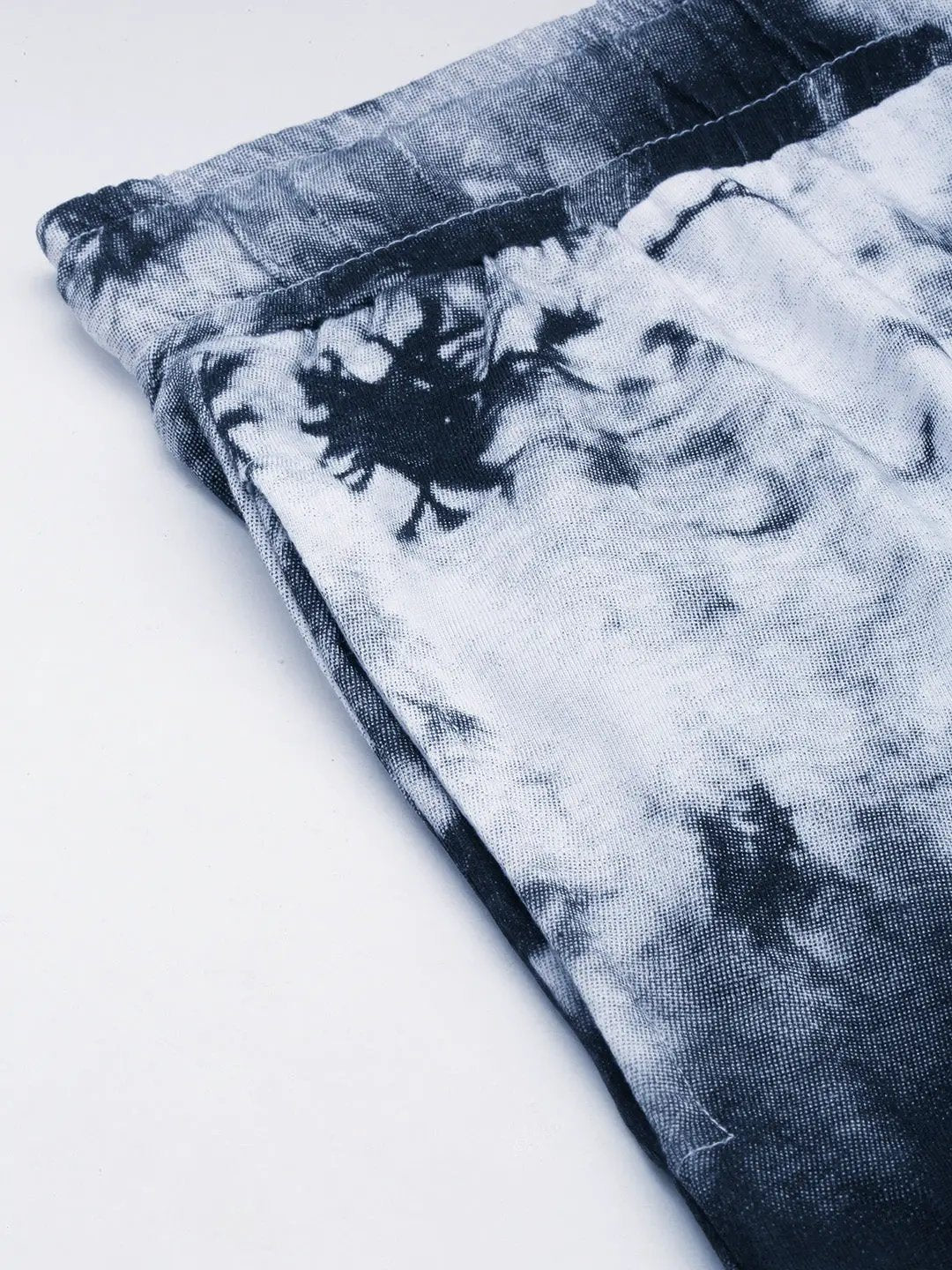 Men's White Tie Dye Casual Co-Ords Set