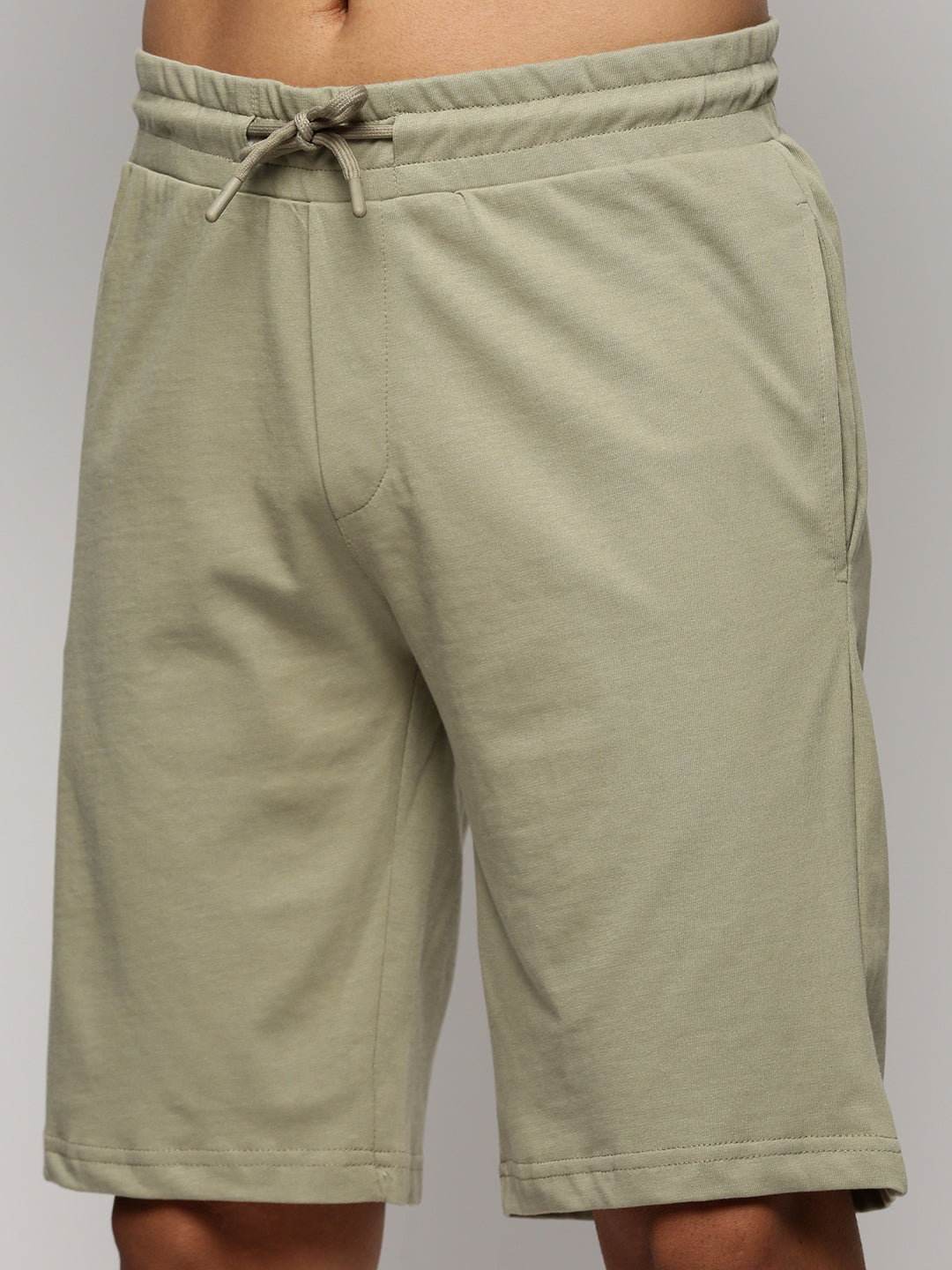 Men Green Solid Casual Co ords