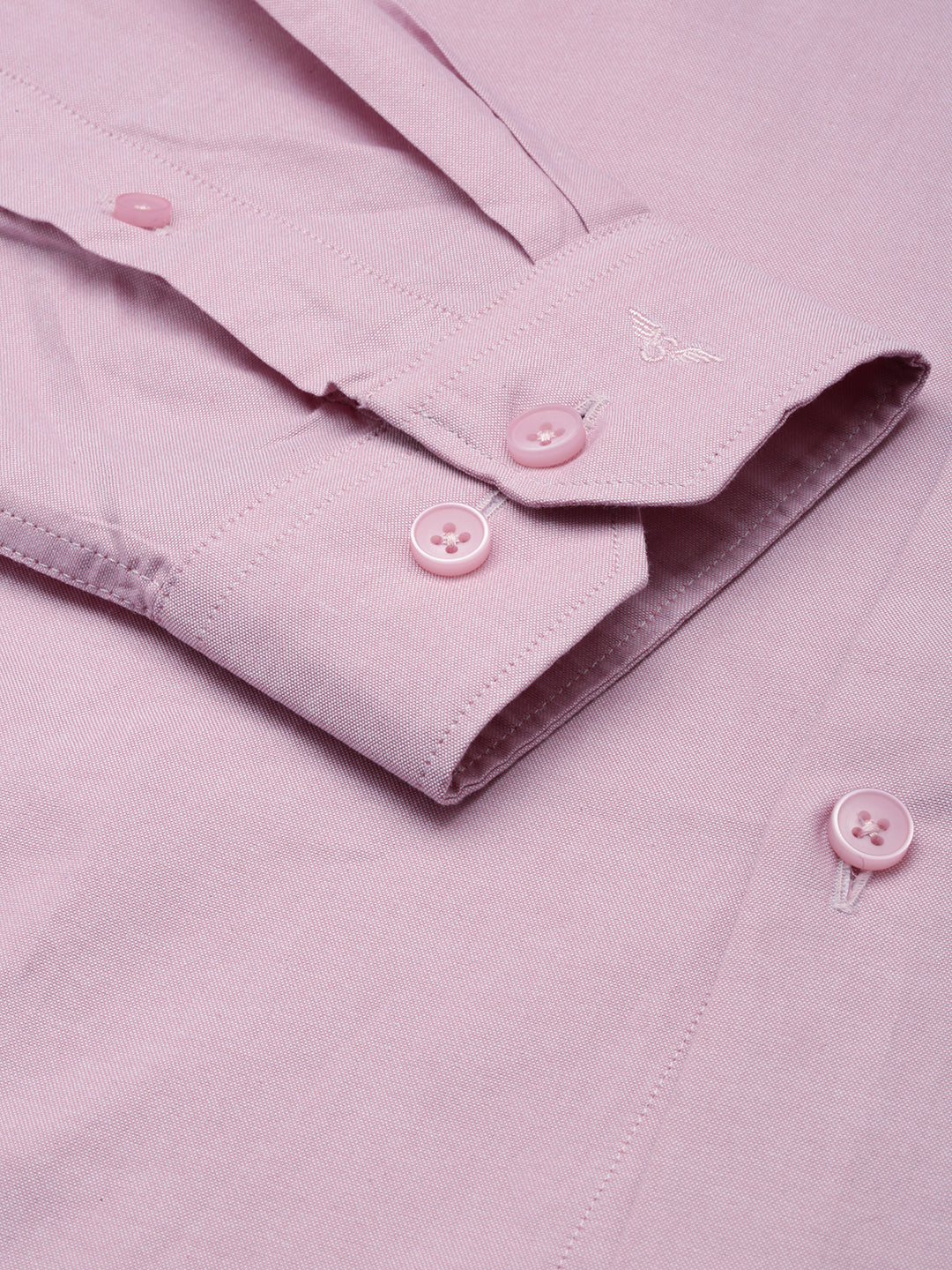 Men Pink Solid Formal Shirt