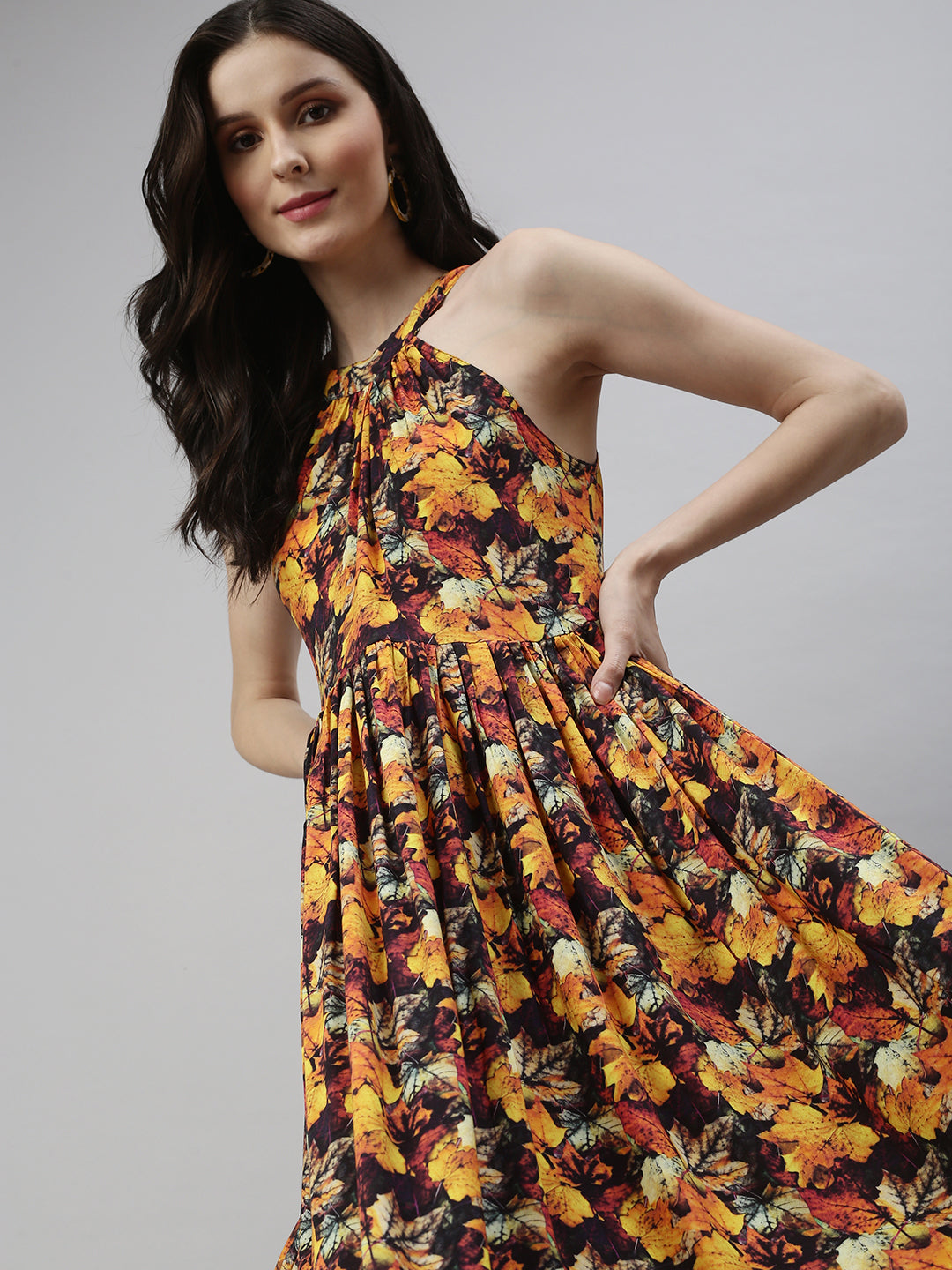 Women Multi Printed A-Line Dress