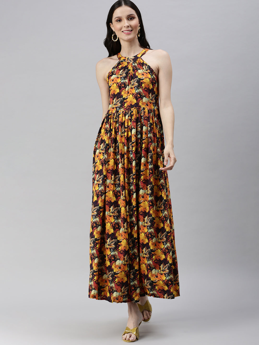 Women Multi Printed A-Line Dress