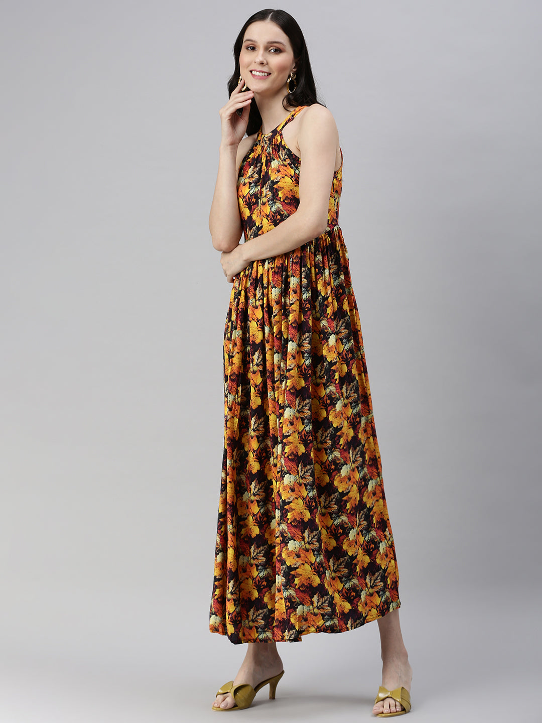 Women Multi Printed A-Line Dress