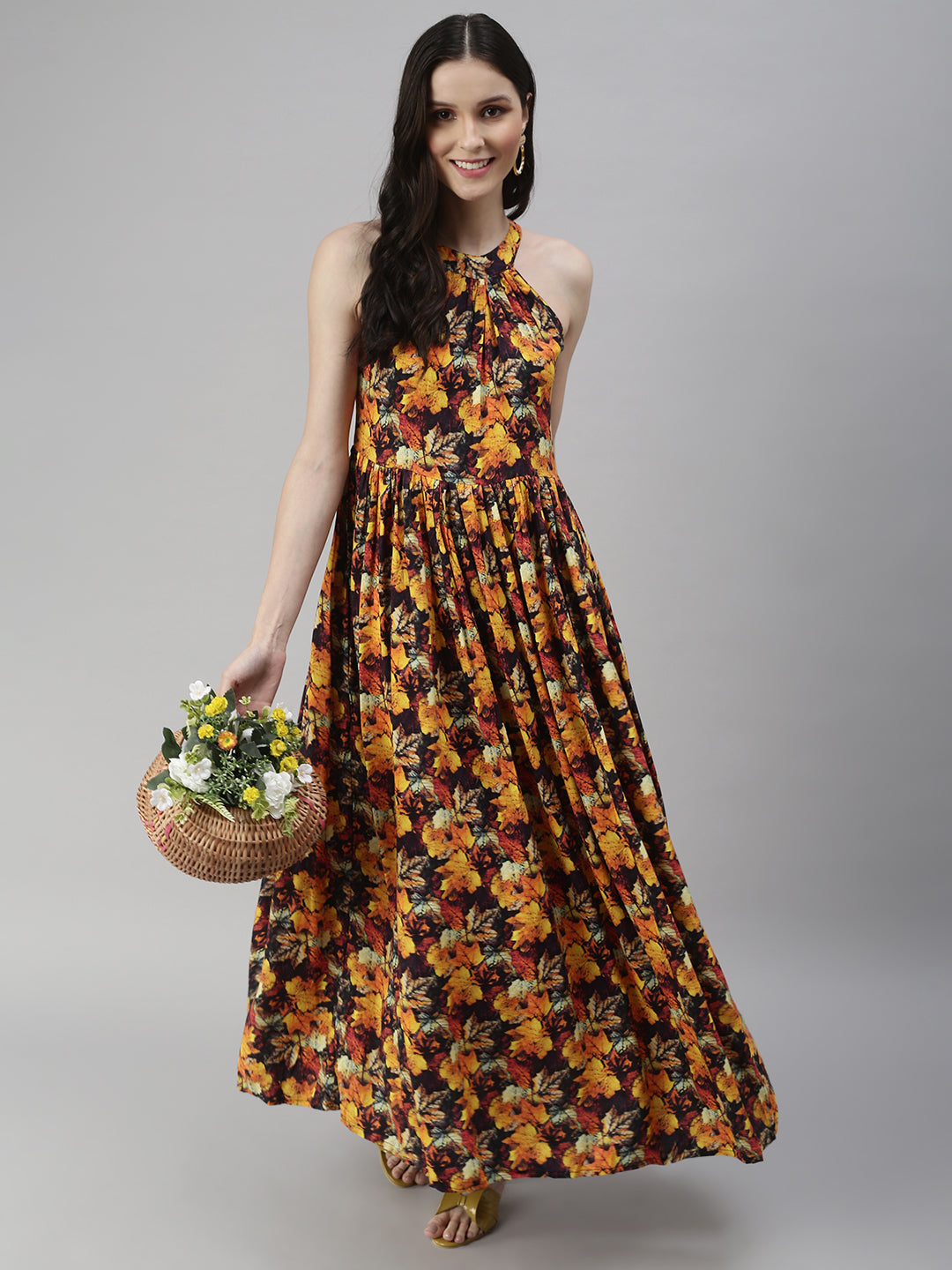 Women Multi Printed A-Line Dress