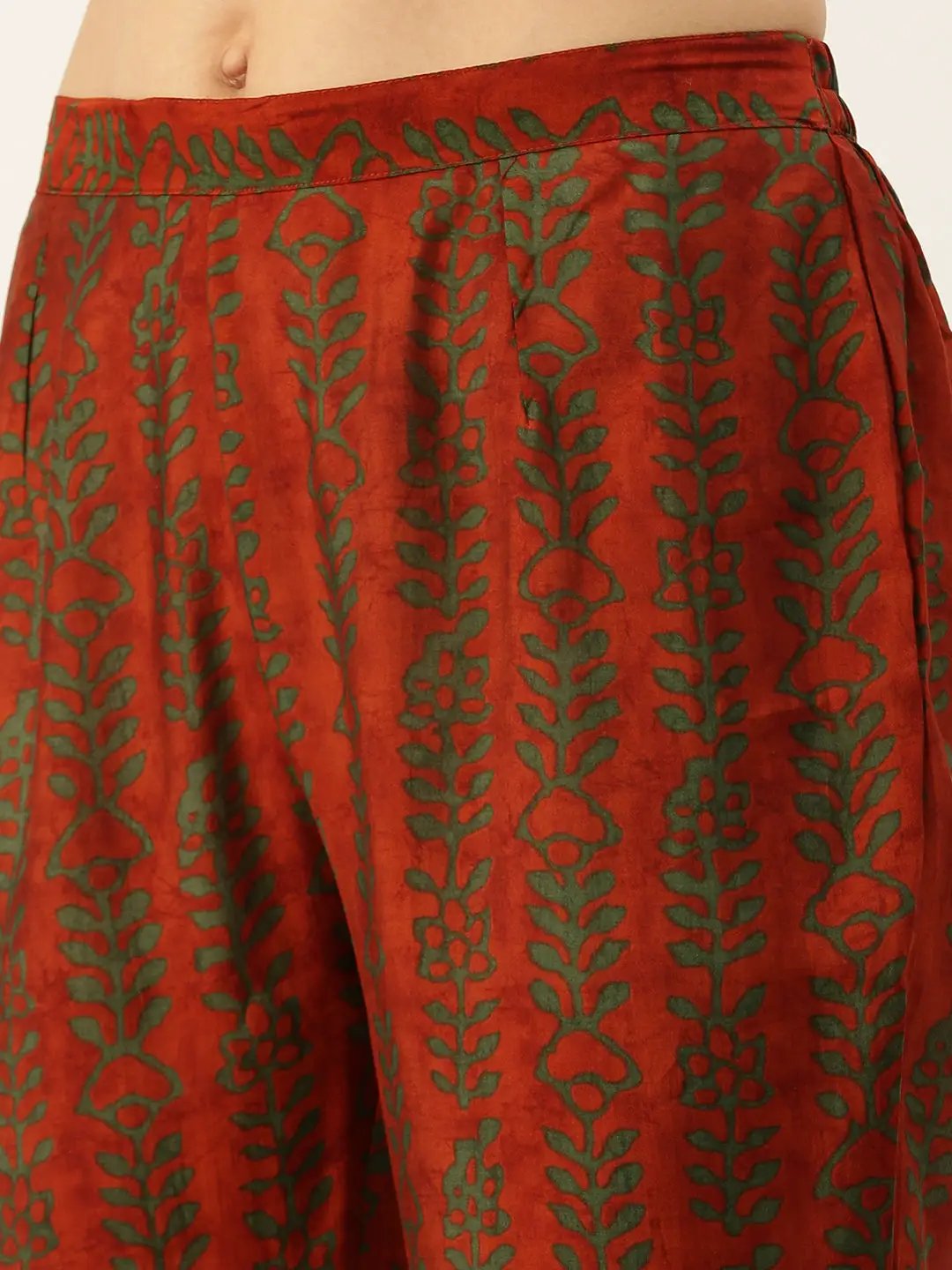 Women's Green Printed Kurta Sets