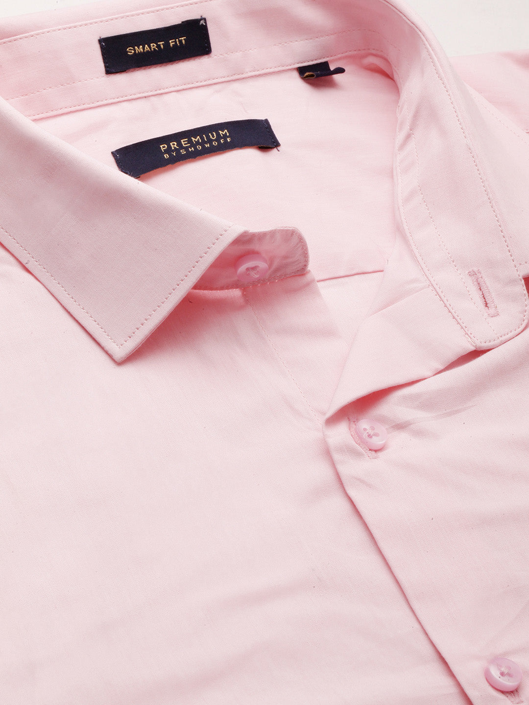 Men Pink Solid Shirt