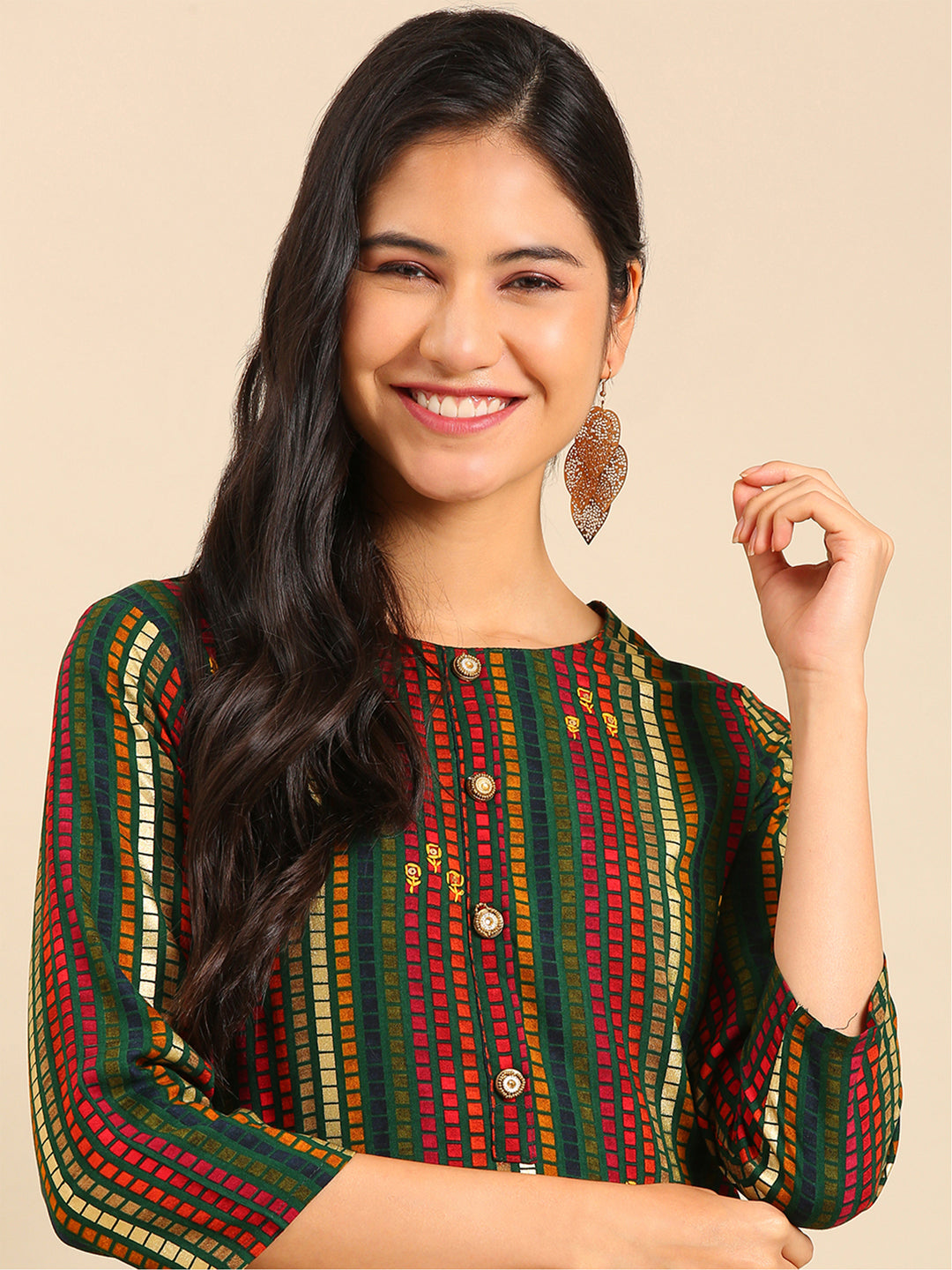 Women's Multi Printed Straight Kurta