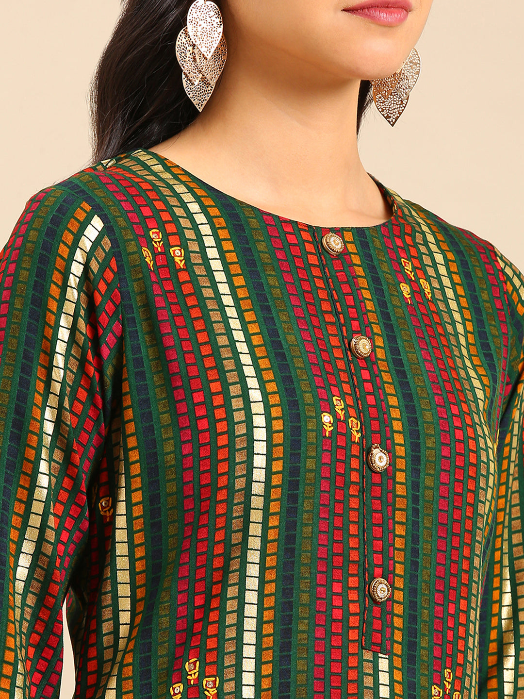 Women's Multi Printed Straight Kurta