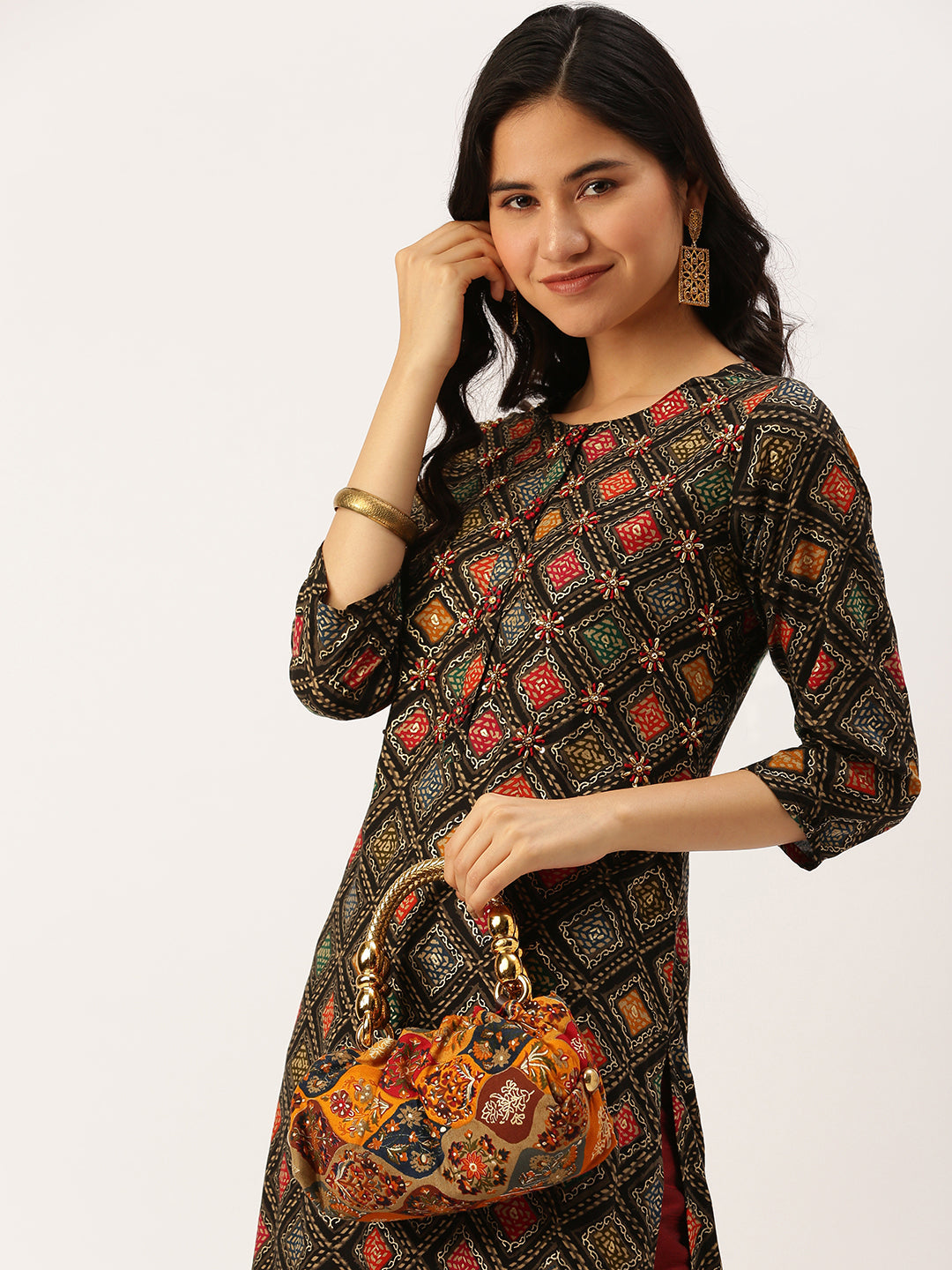 Women's Multi Printed Straight Kurtas