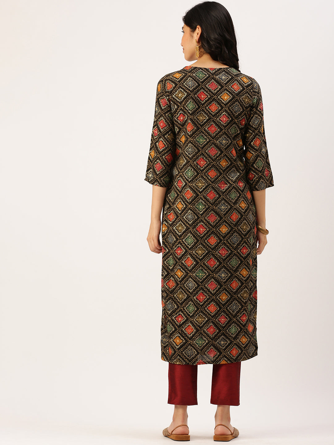 Women's Multi Printed Straight Kurtas