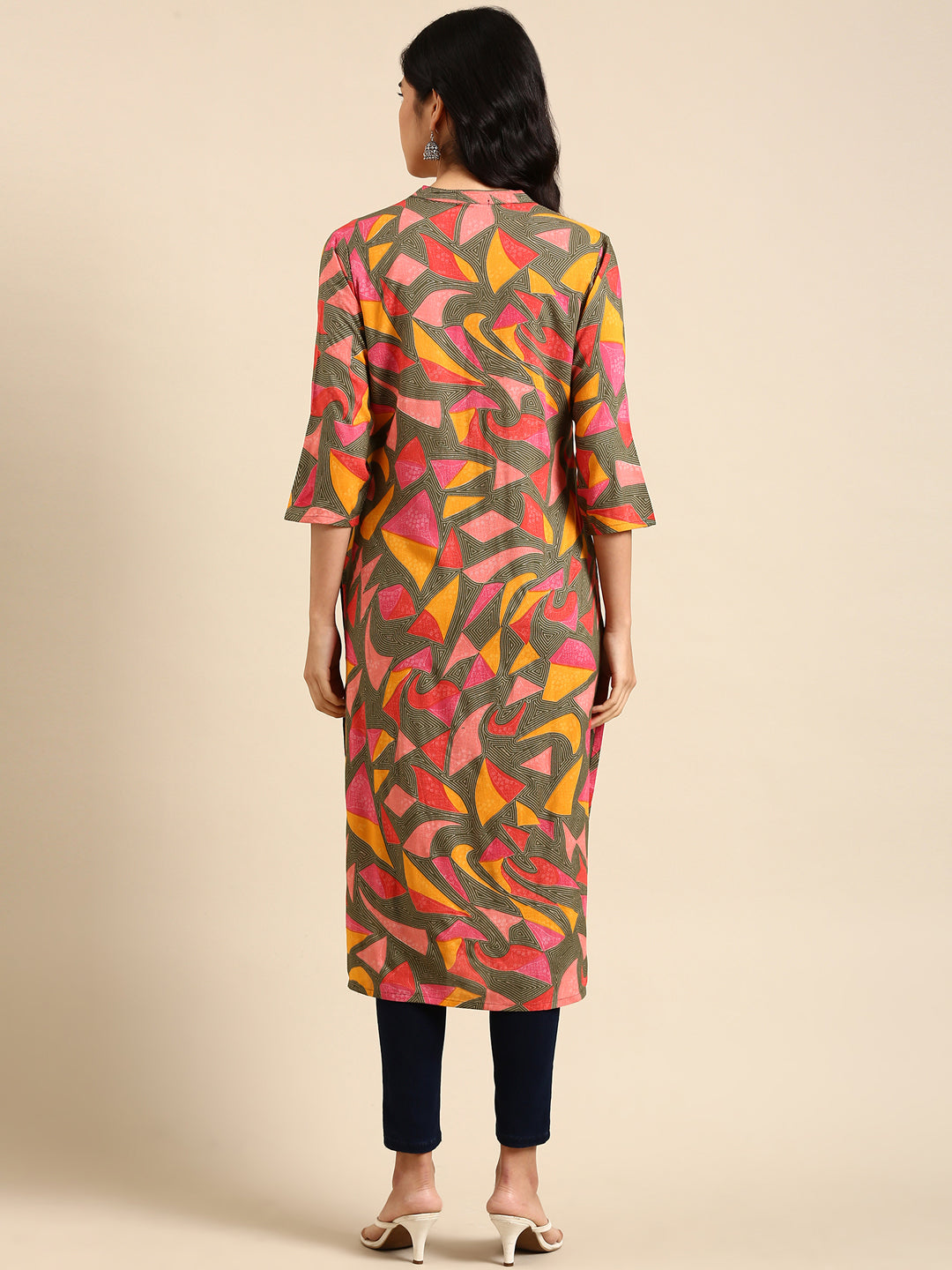 Women's Multi Printed Straight Kurta