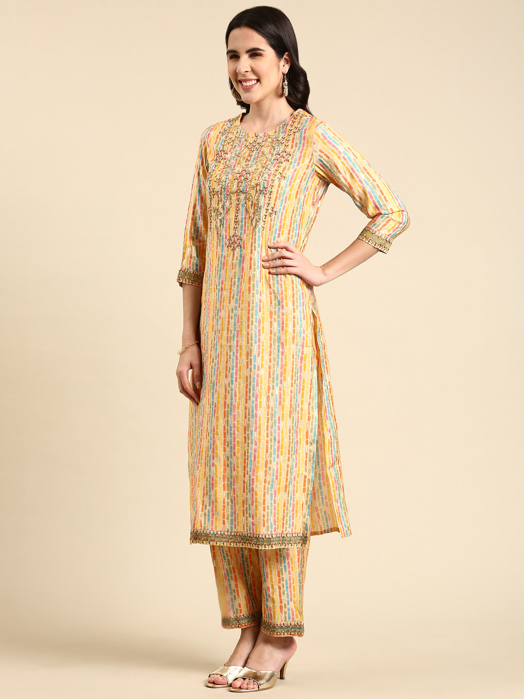 Women's Multi Printed Kurta Set