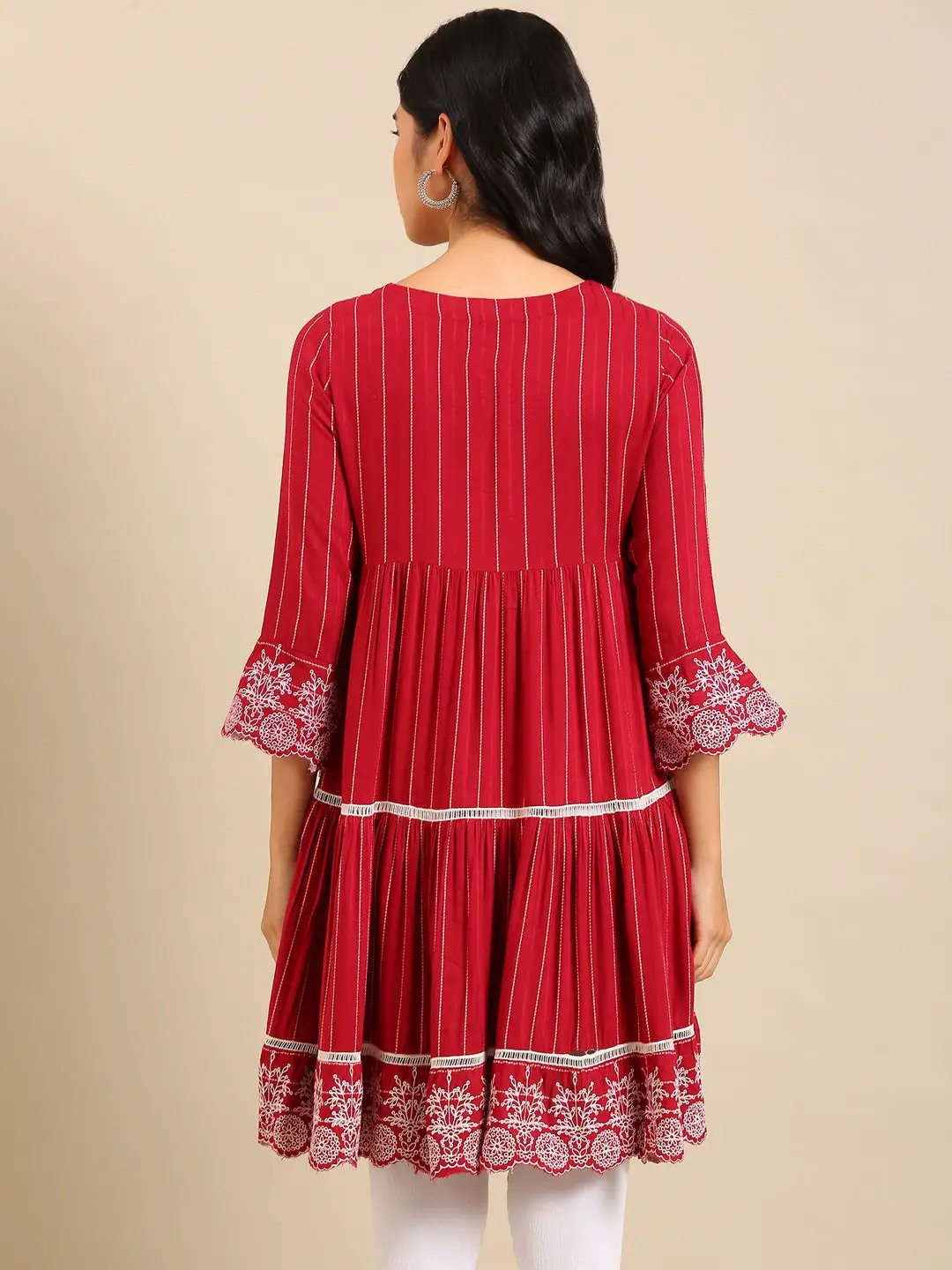 Women's Purple Solid Anarkali Kurta