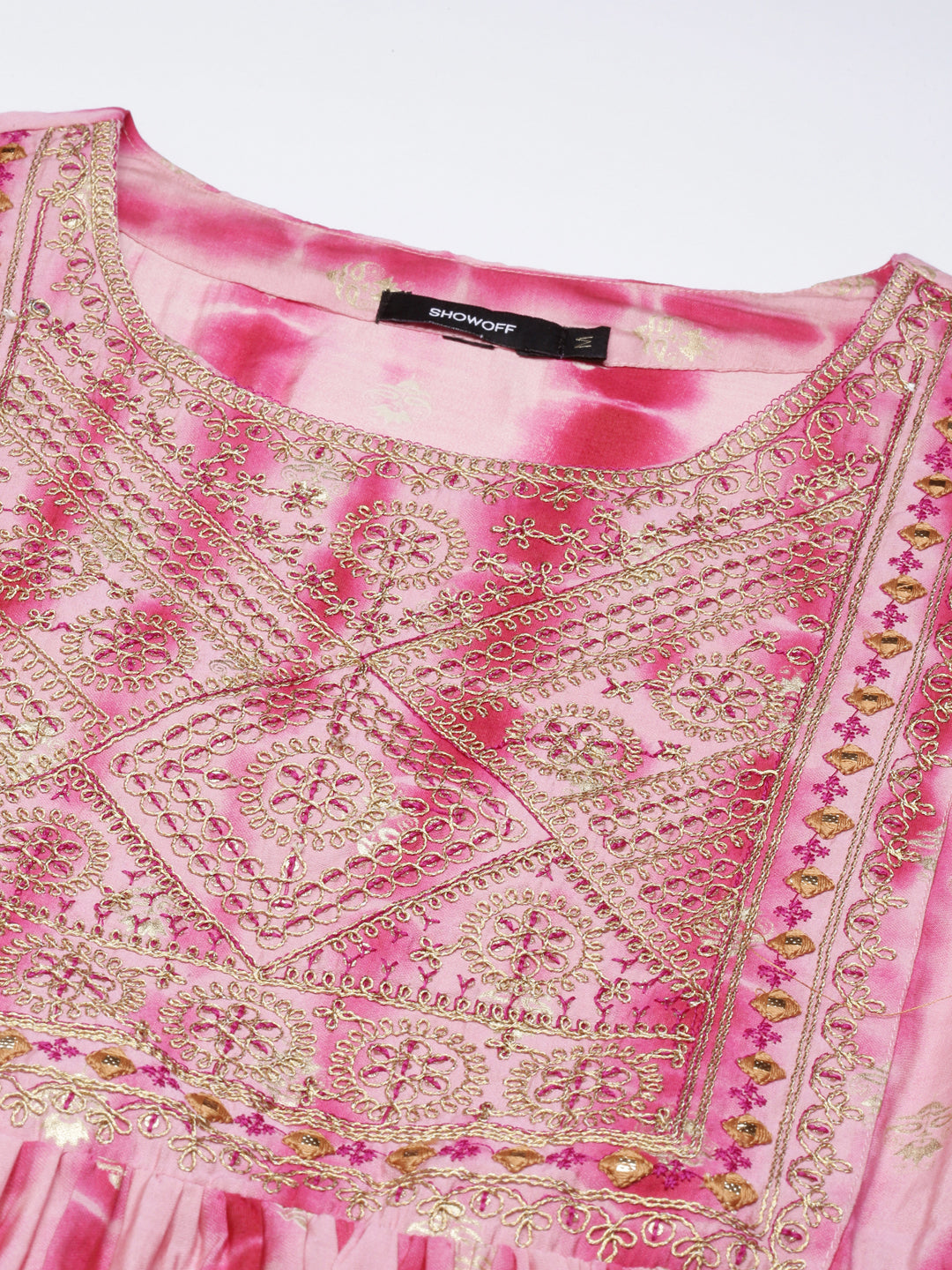 Women Pink Printed Kurta Set