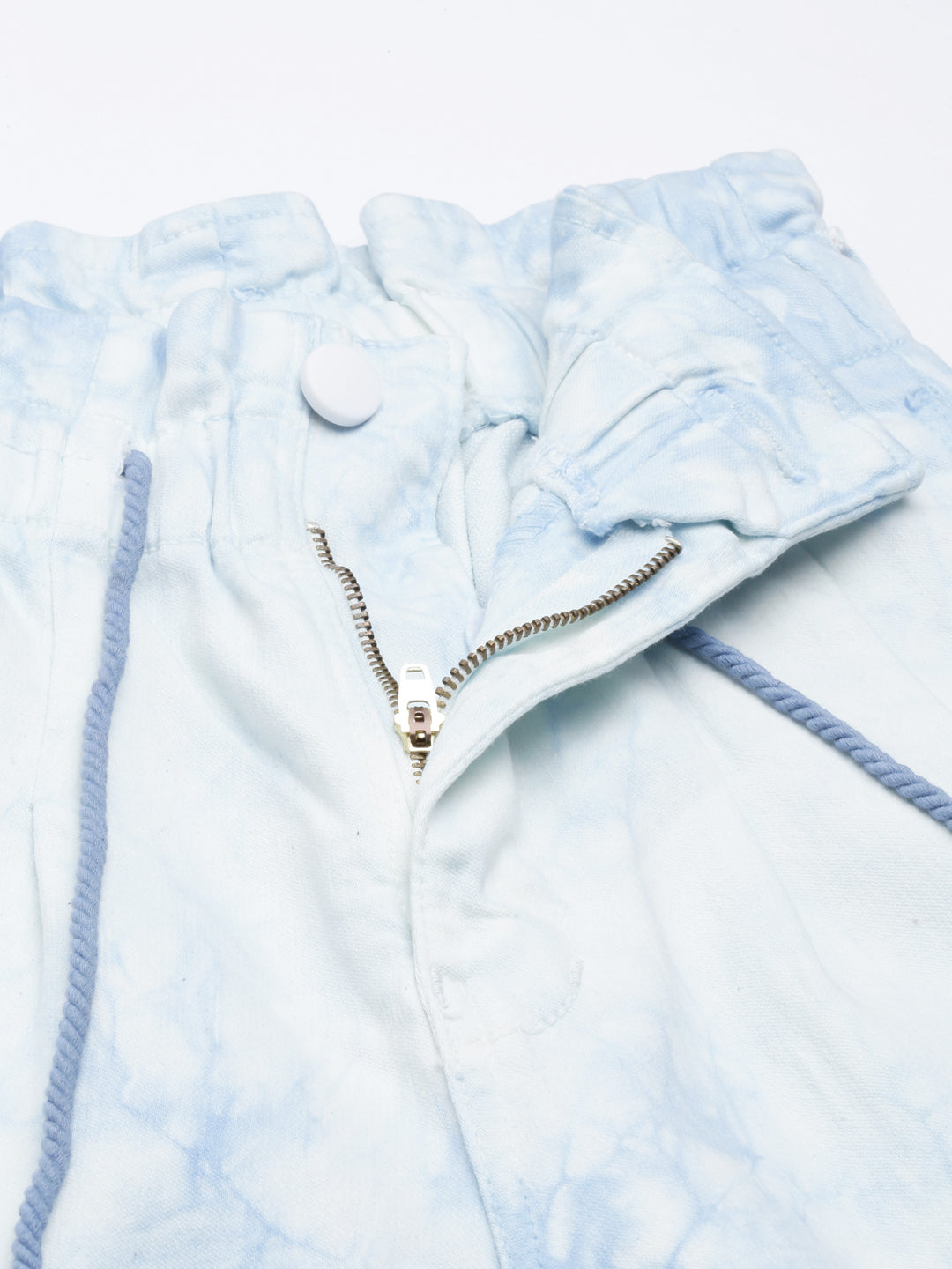 Women's Blue Heavy Fade Acid Wash Mom Fit Denim Jeans