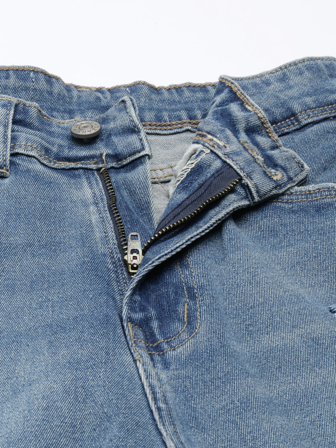 Women's Blue Solid Bootcut Denim Jeans