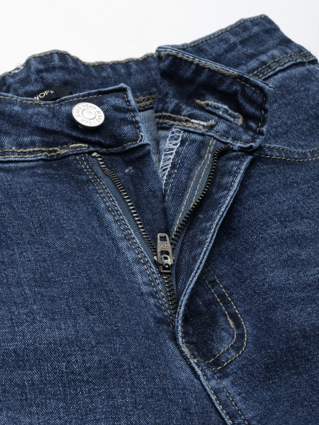 Women Blue Solid Flared Denim Jeans