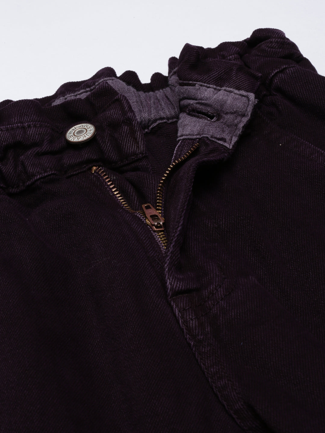 Women's Violet Clean Look Acid Wash Mom Fit Denim Jeans