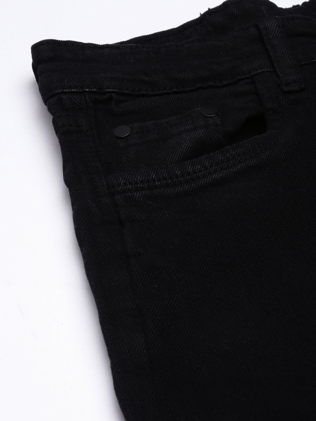 Women Straight Fit Denim Black Jean