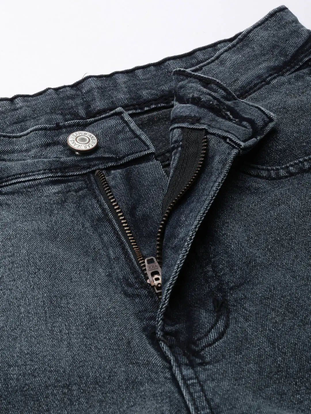 Women's Grey Wide Leg Cargo Denim Jeans