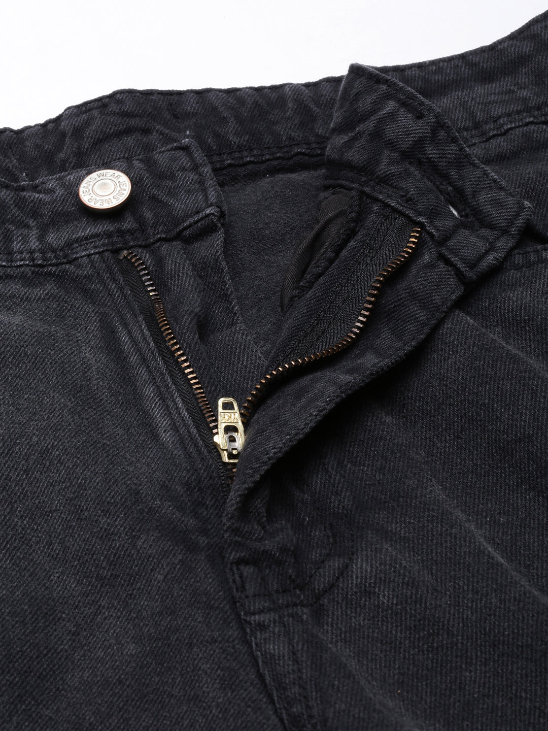 Women Straight Fit Denim Charcoal Corgo Jean