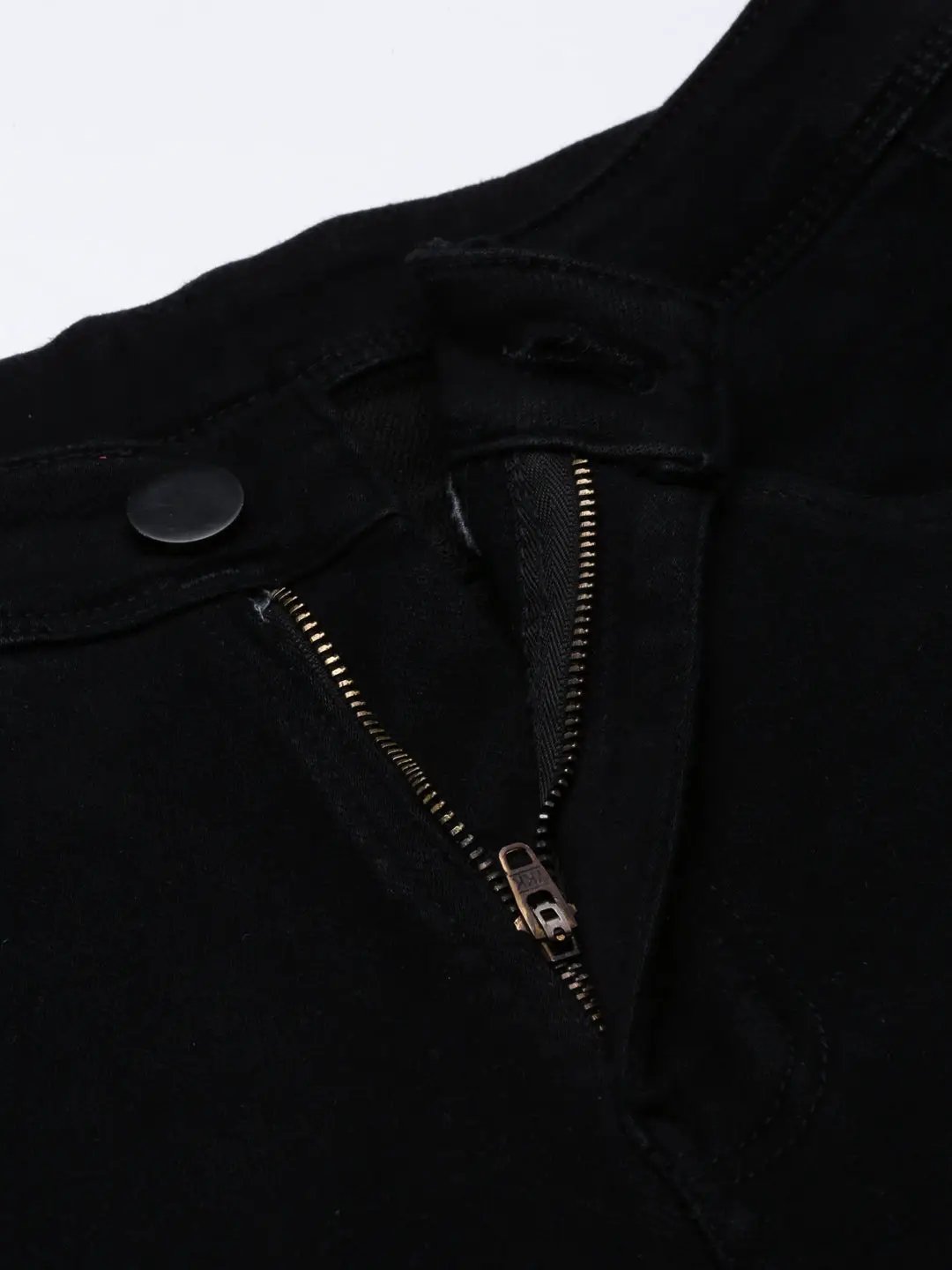 Women's Black Solid Bootcut Denim Jeans