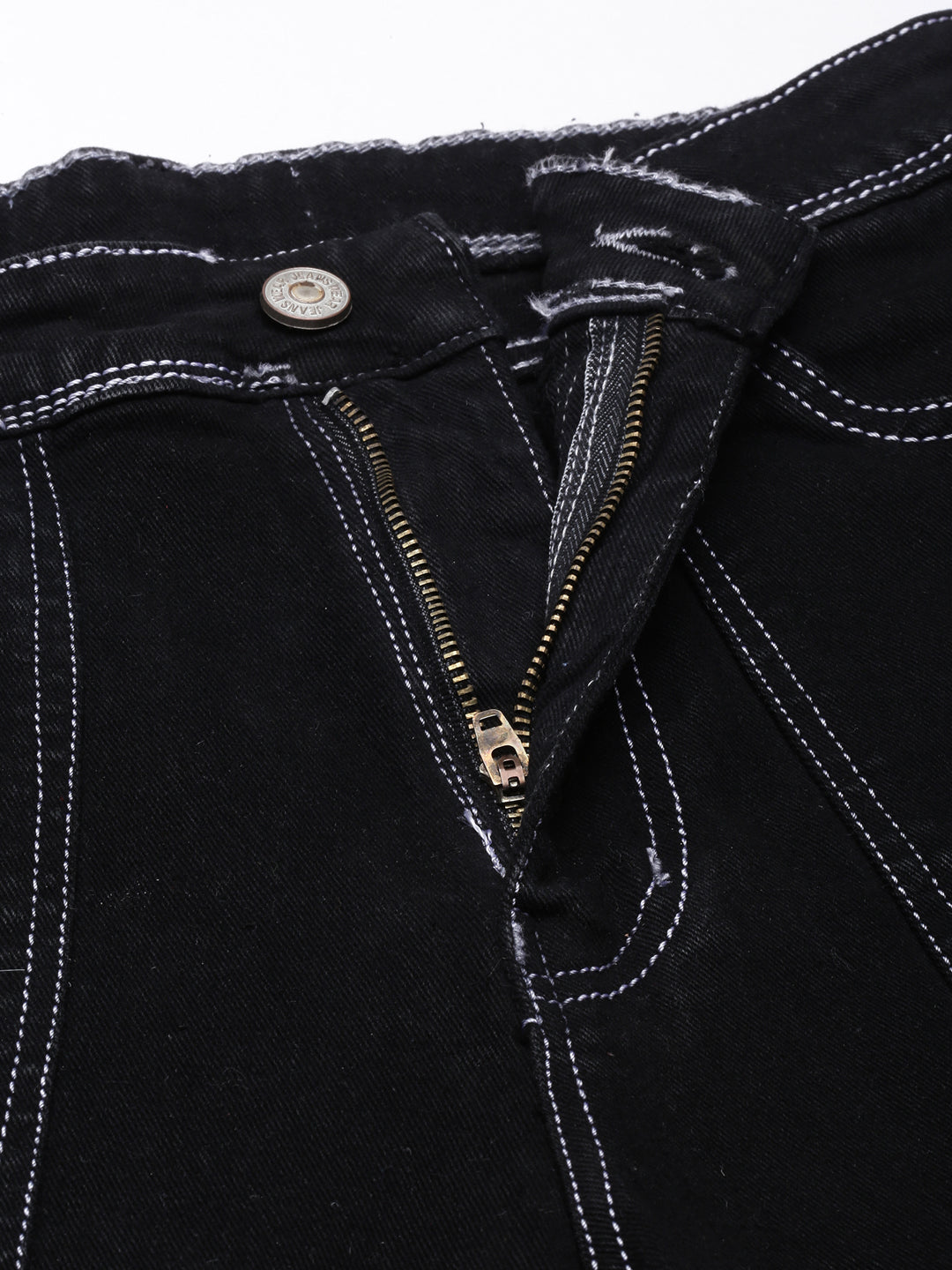 Women Straight Fit Denim Black Corgo Jean