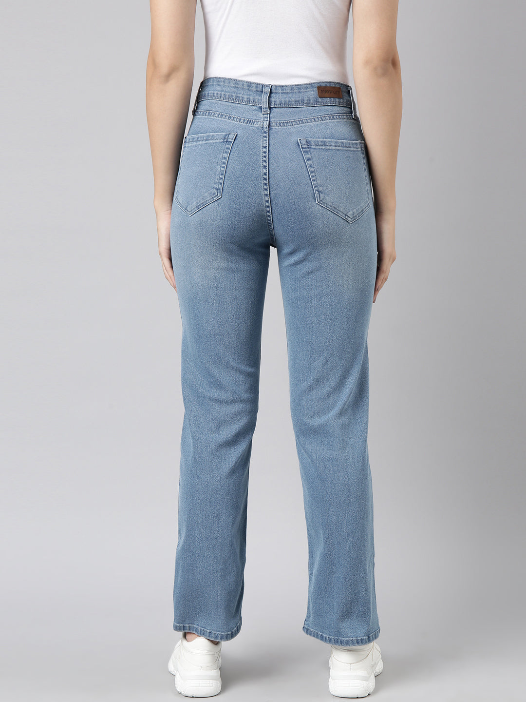 Women Straight Fit Denim Blue Jean