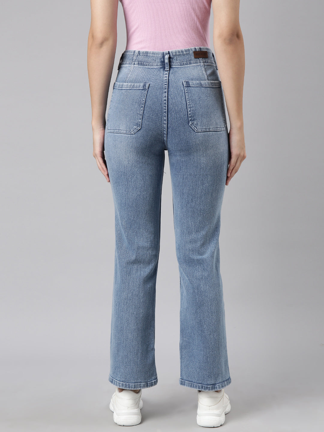 Women Straight Fit Denim Blue Jean