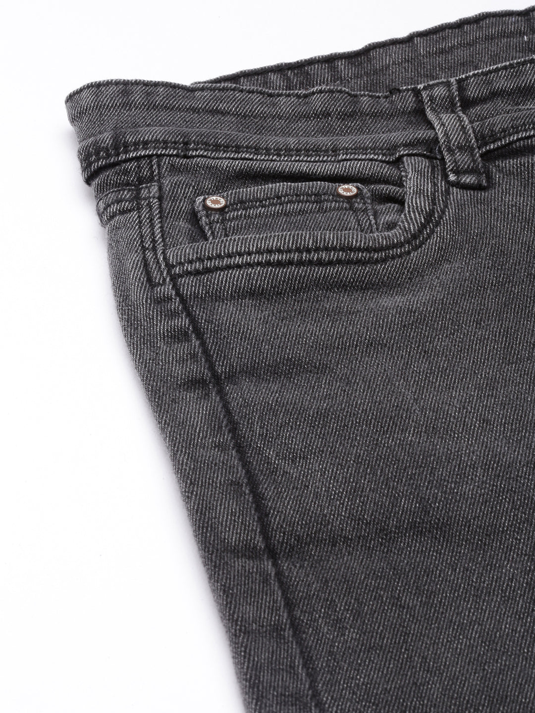 Women's Grey Straight Fit Light Fade Jeans