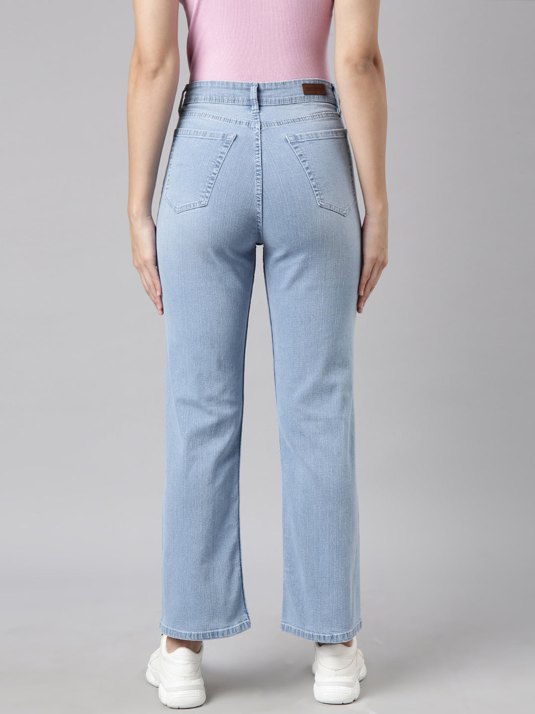 Women Straight Fit Denim Blue Jean