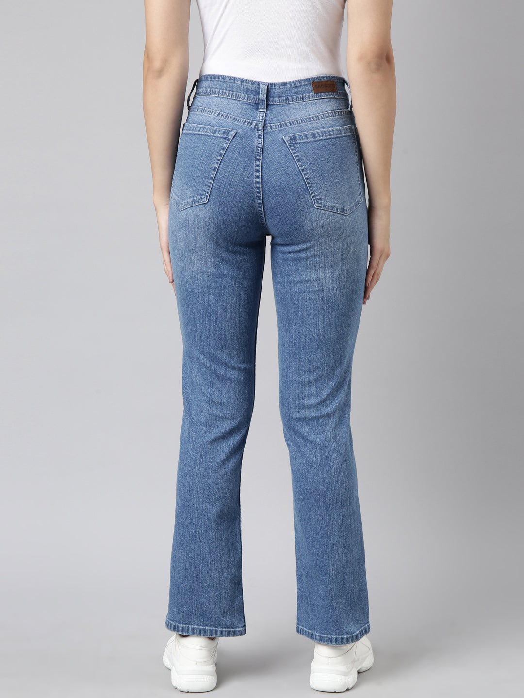 Women Straight Fit Denim Blue Jean