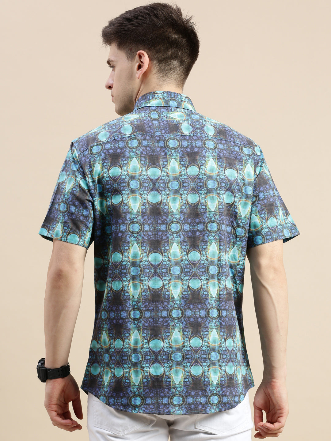 Men Multi Graphics Casual Shirt