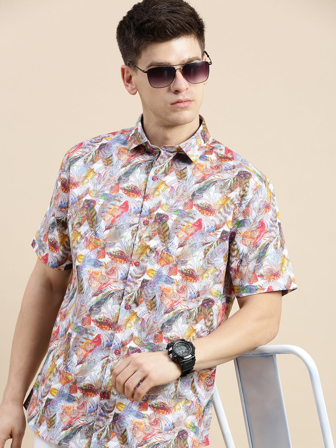 Men Multi Floral Casual Shirt