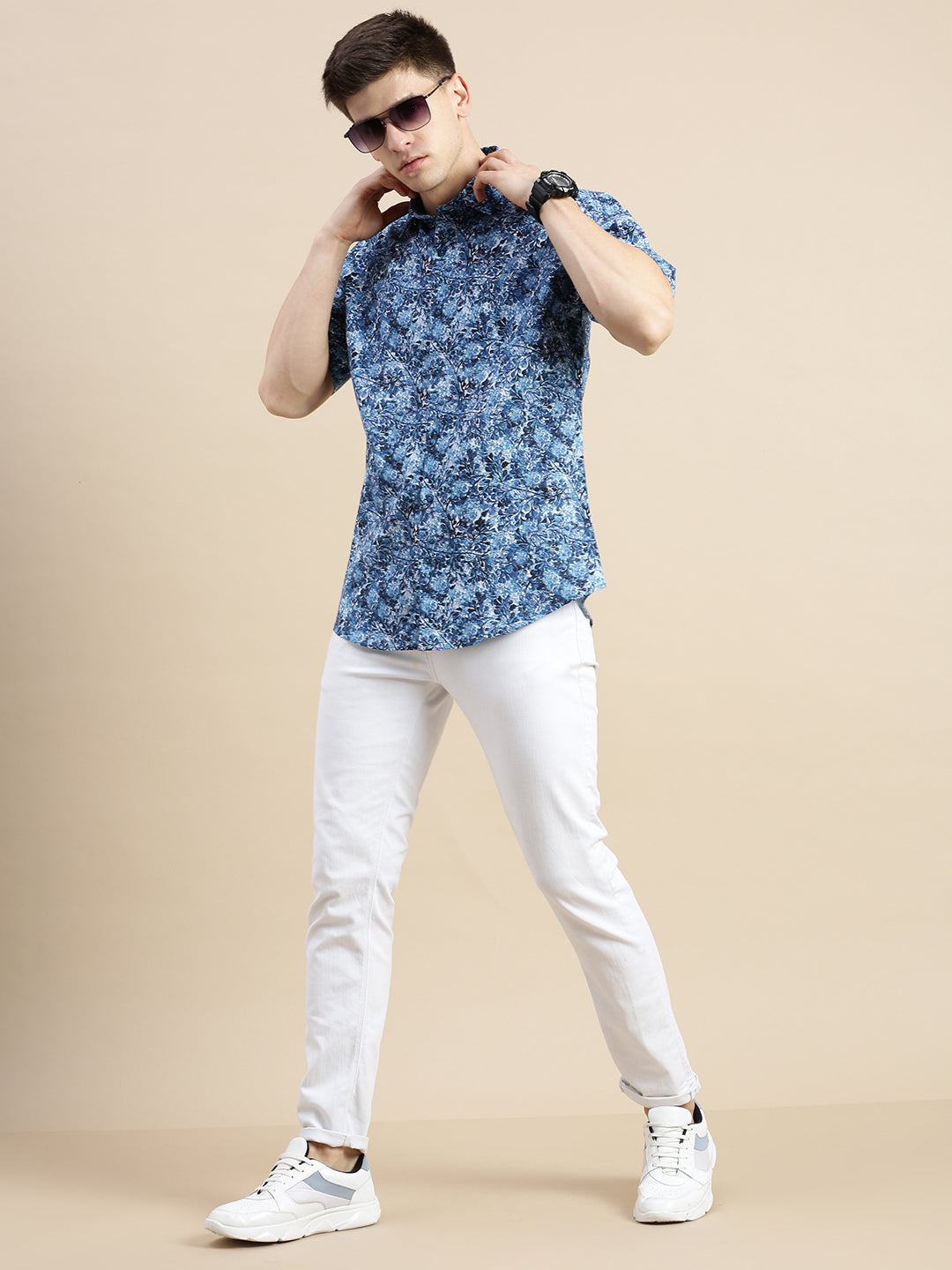 Men Multi Tropical Casual Shirt