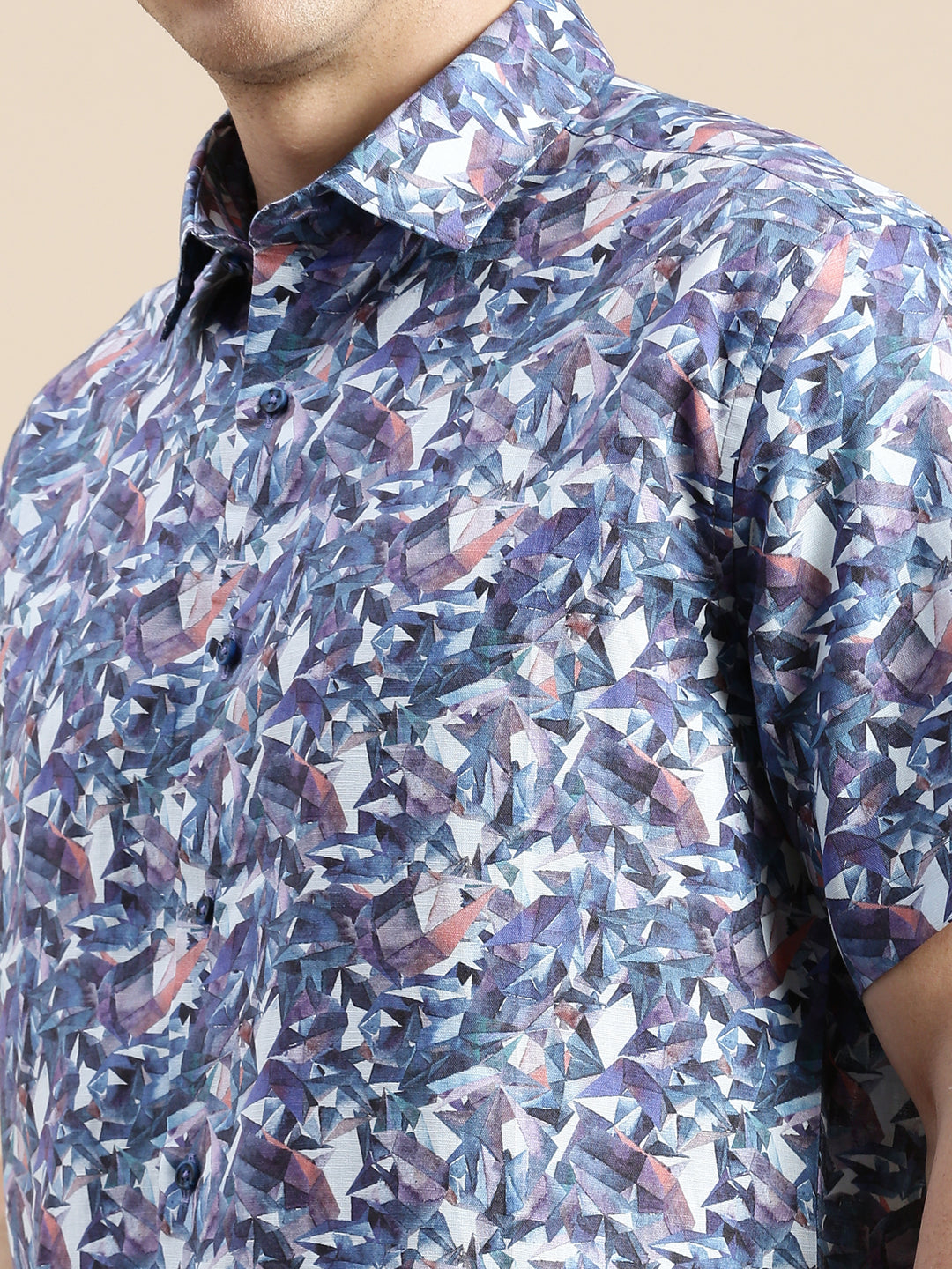 Men Multi Graphics Casual Shirt