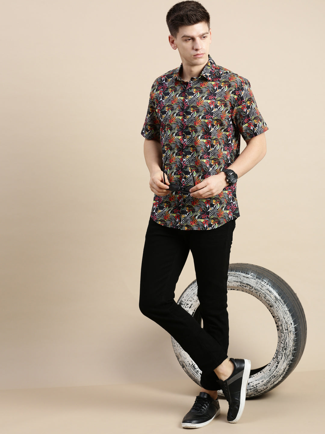 Men Multi Floral Casual Shirt