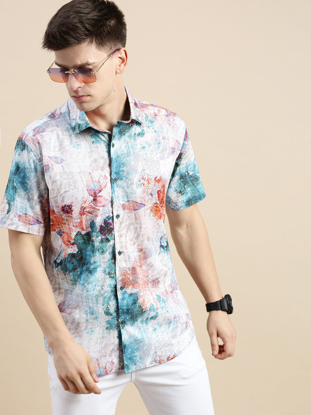 Men Multi Floral Casual Shirt