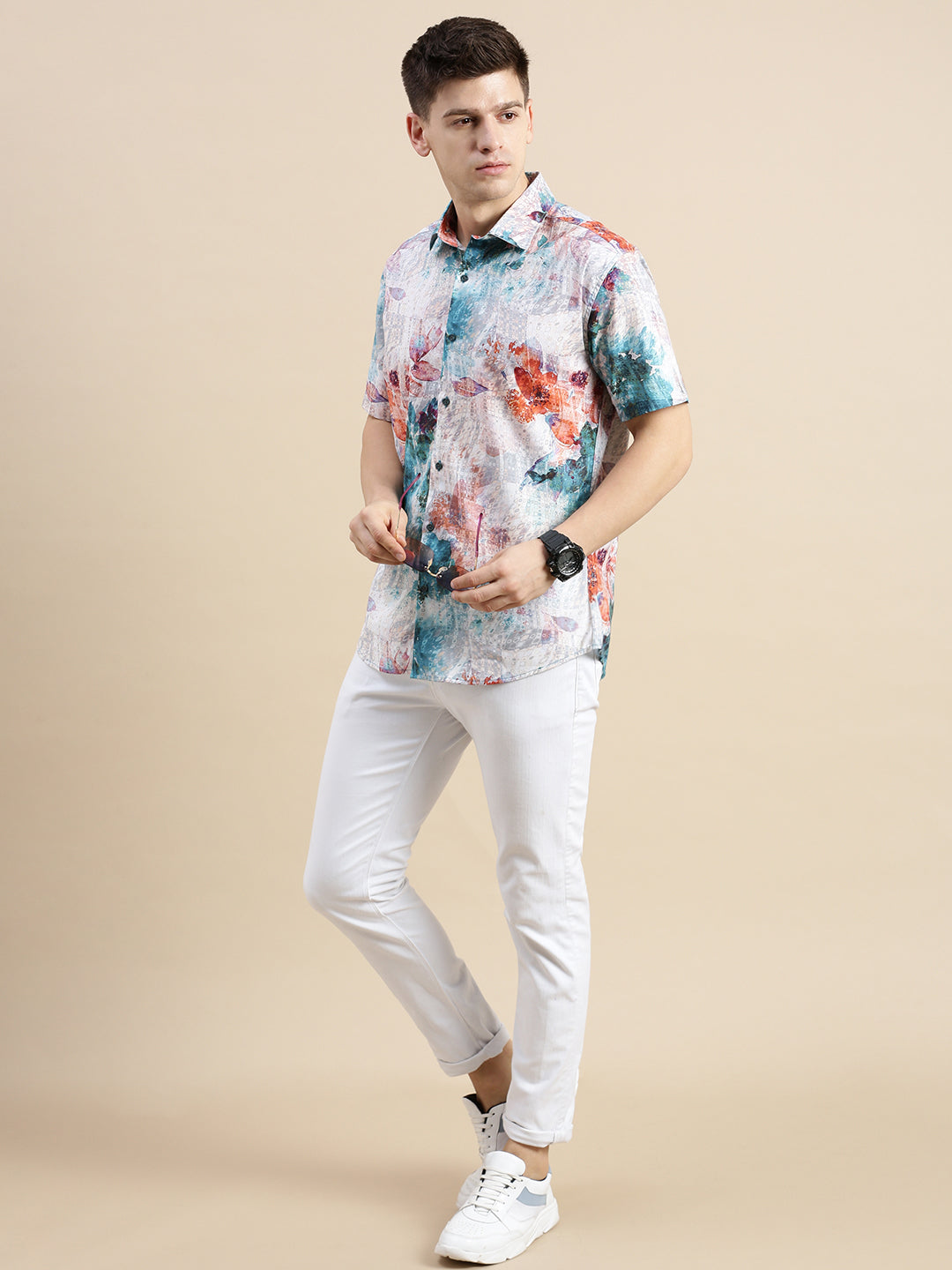 Men Multi Floral Casual Shirt