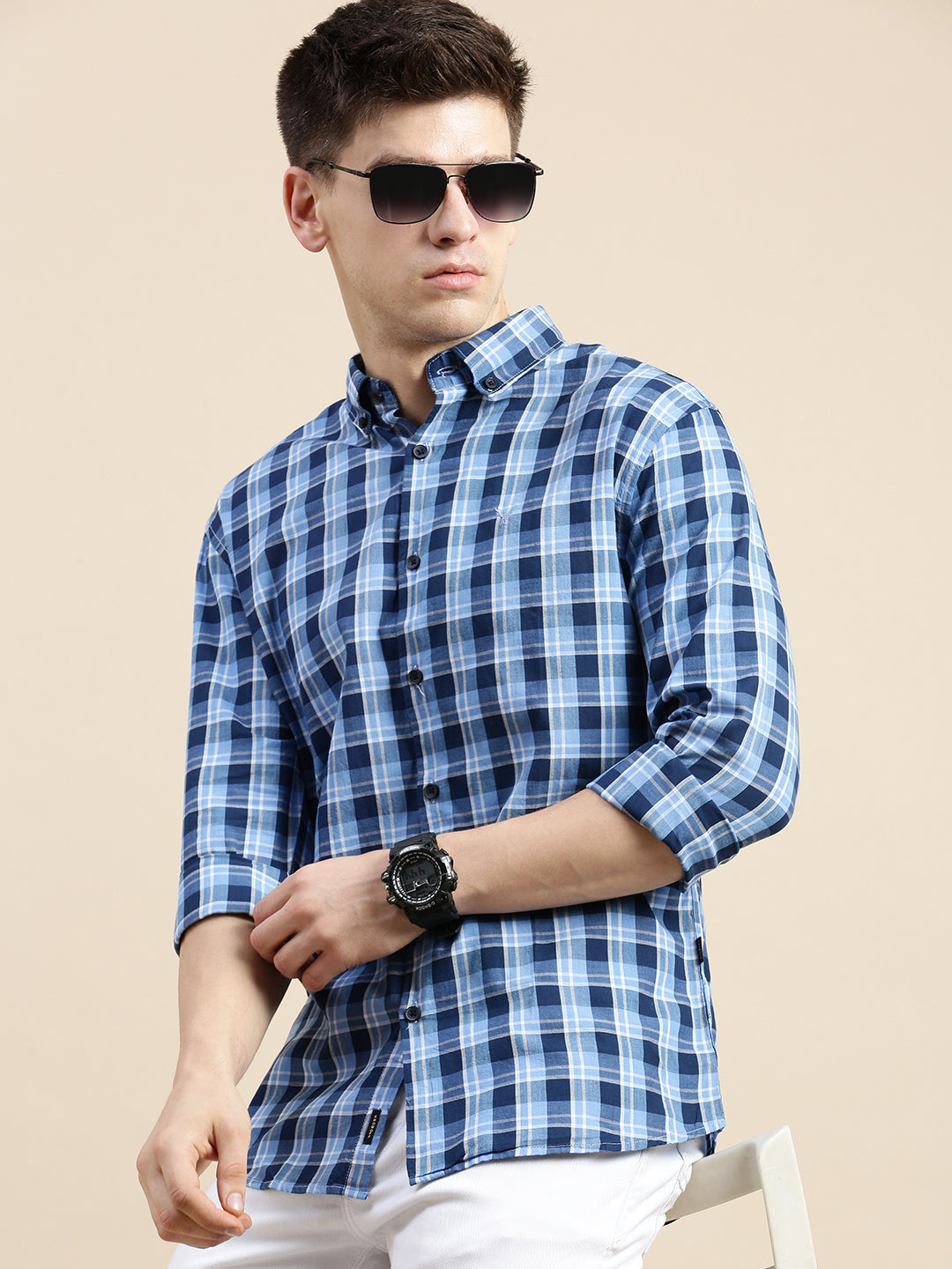 Men Multi Checked Casual Shirt