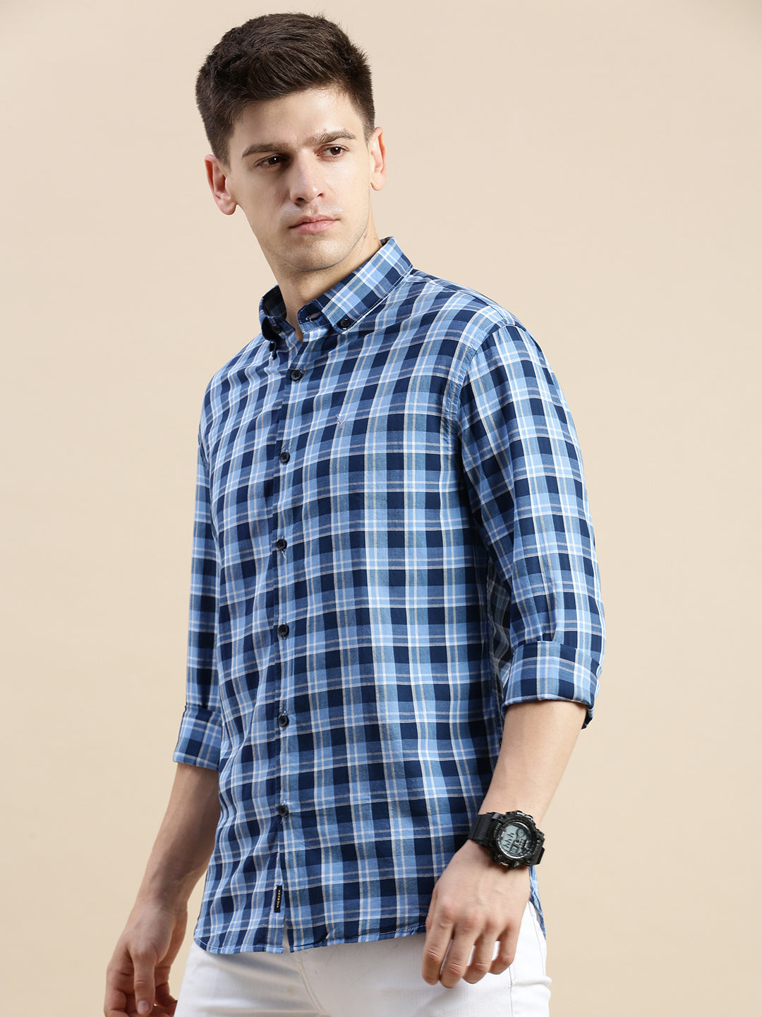 Men Multi Checked Casual Shirt