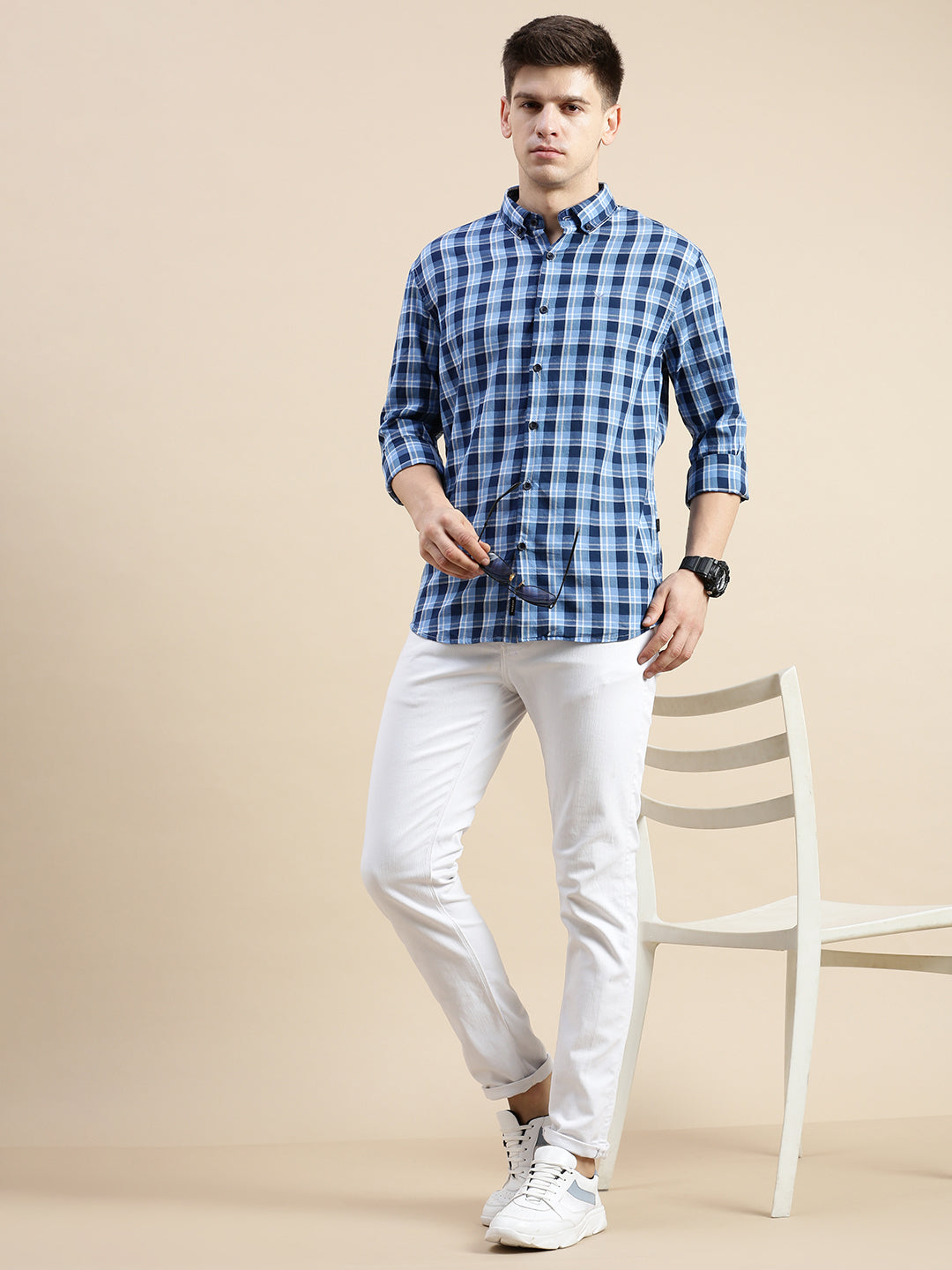 Men Multi Checked Casual Shirt