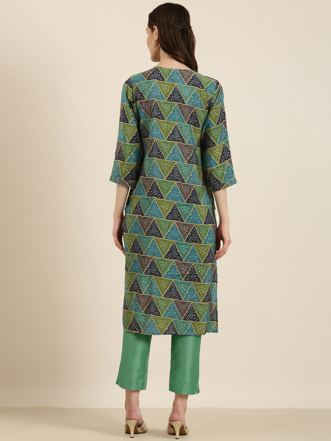 Women Multi Printed Straight Kurta