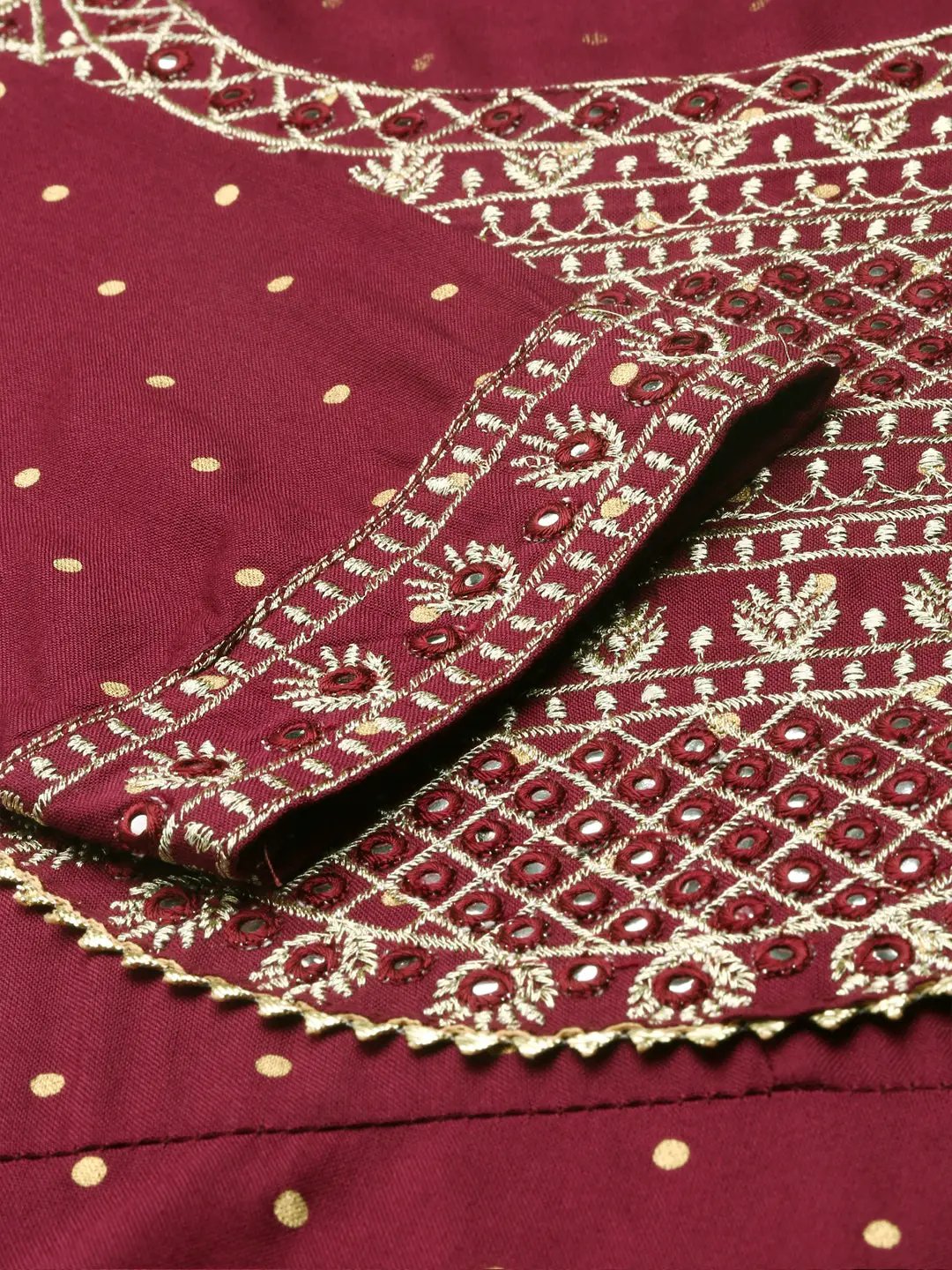 Women's Purple Printed Kurta Set