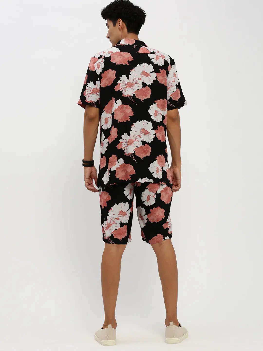 Men's Black Printed Co-Ordss Set - from SHOWOFFFF