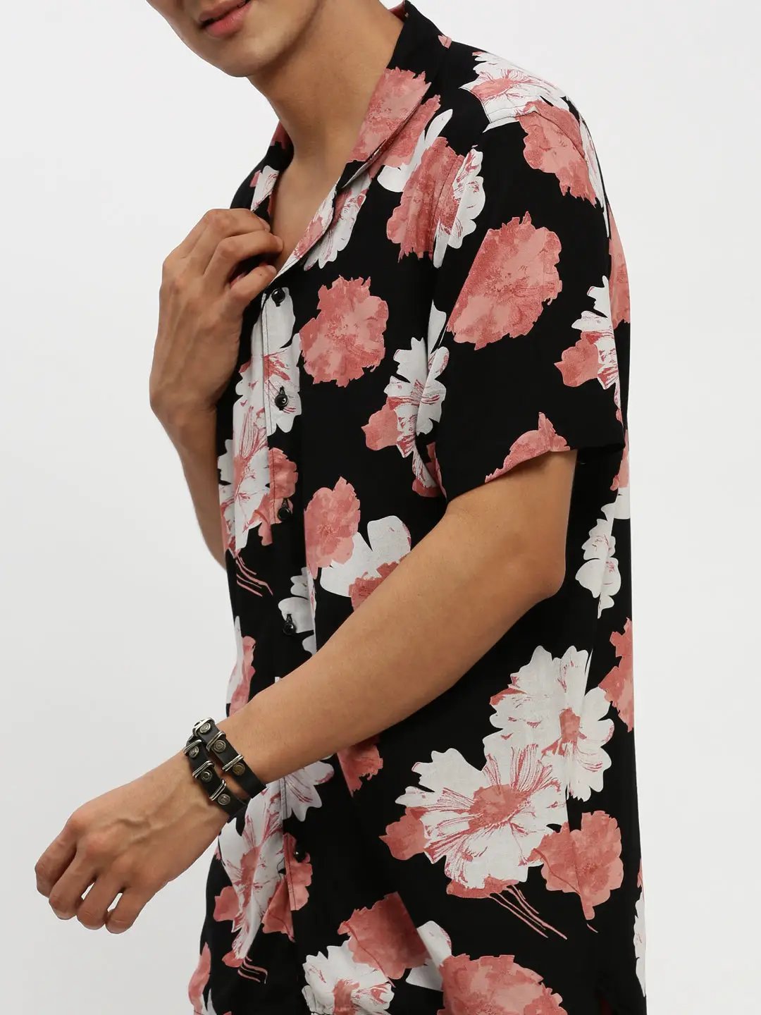 Men's Black Printed Co-Ordss Set - from SHOWOFFFF