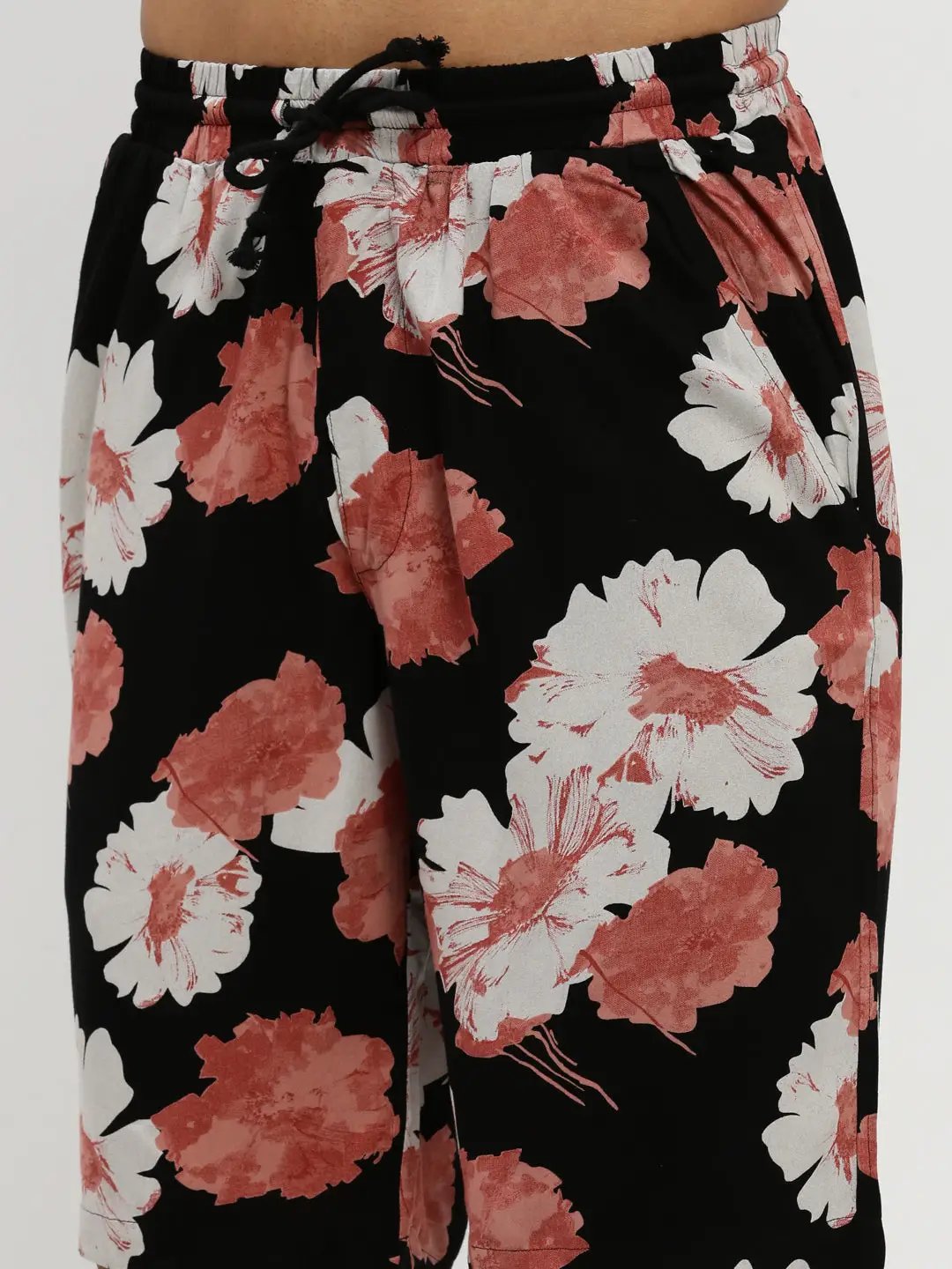 Men's Black Printed Co-Ordss Set - from SHOWOFFFF