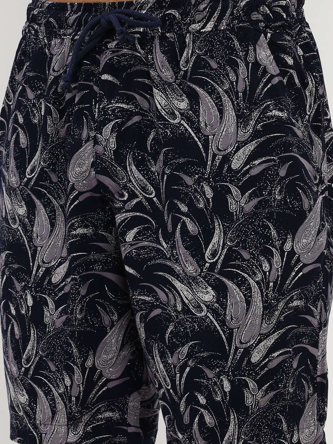 Men Navy Printed Co ordSet